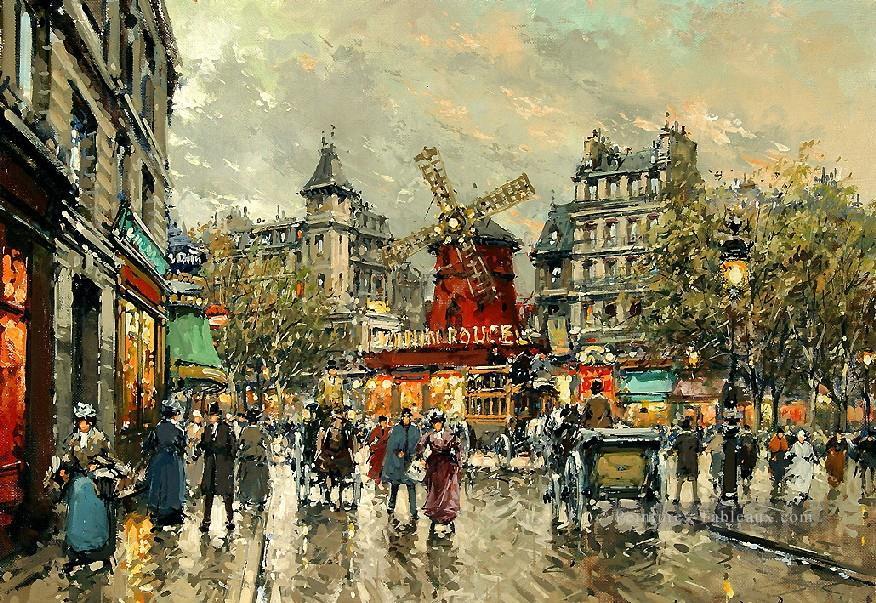 yxj052fD scènes d’impressionnisme Parisien Peintures à l'huile
